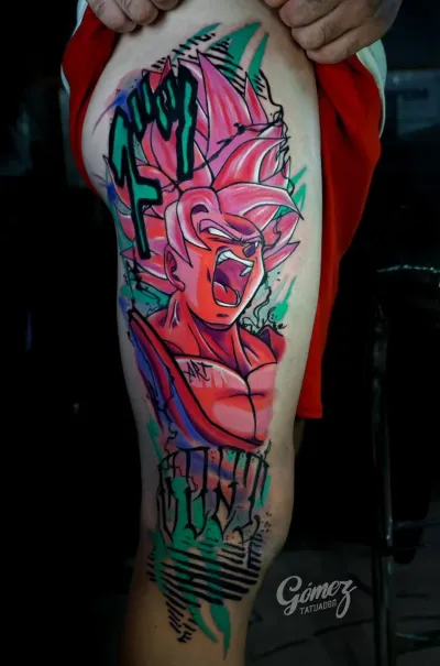 Tatuaje de anime realizado en Studio X Project — Anime