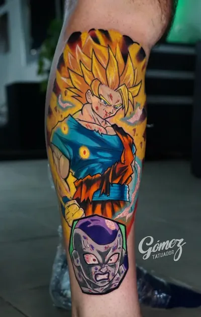 Tatuaje de anime realizado en Studio X Project — Anime