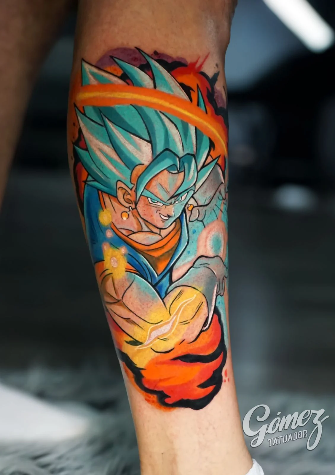 Tatuaje estilo Anime Full Color curado